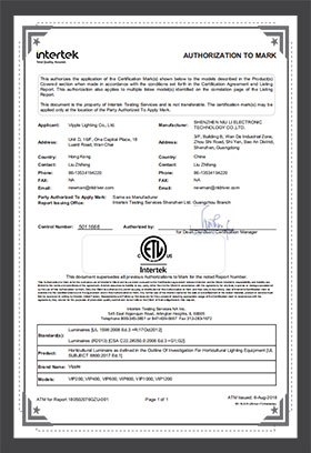 ETL Certificate